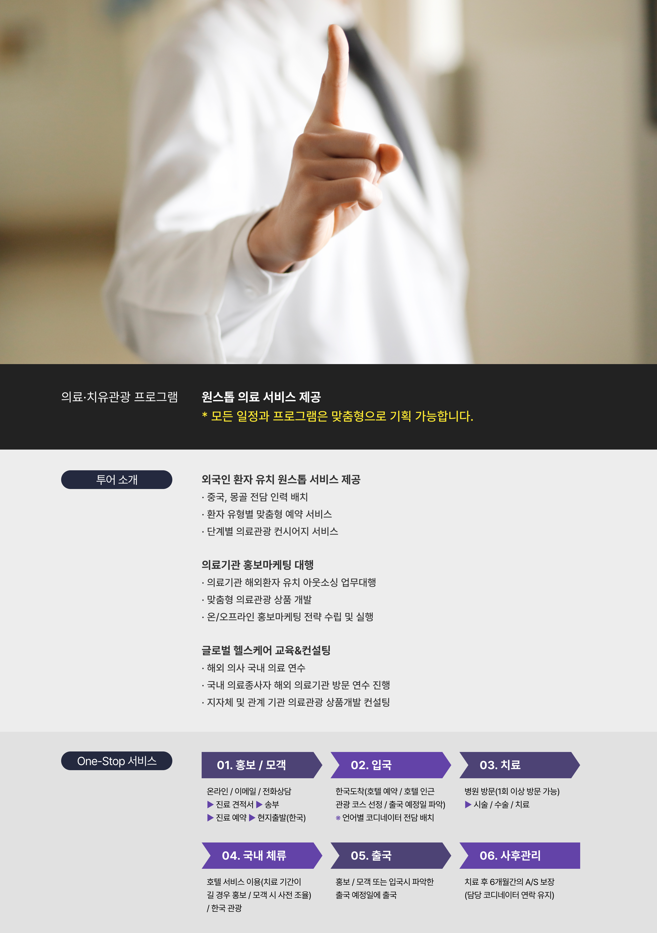 원스톱 의료 서비스 제공